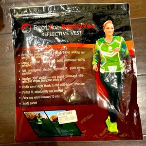 Evolike Brighty Yellow Reflective Safety Vest Small / Medium NIP